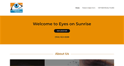 Desktop Screenshot of eyesonsunrise.com